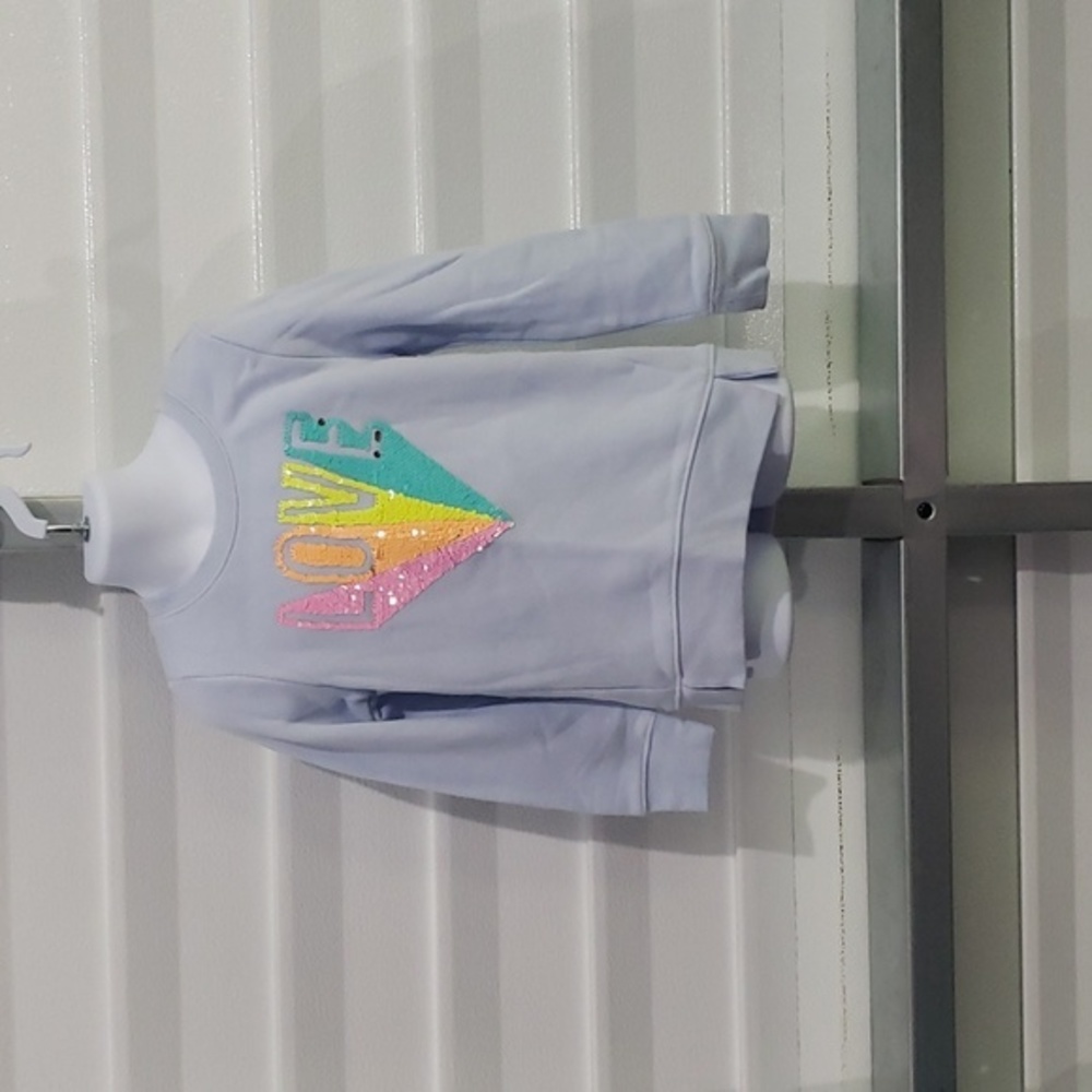Flip sequins LOVE sweatshirt 4/5T‎